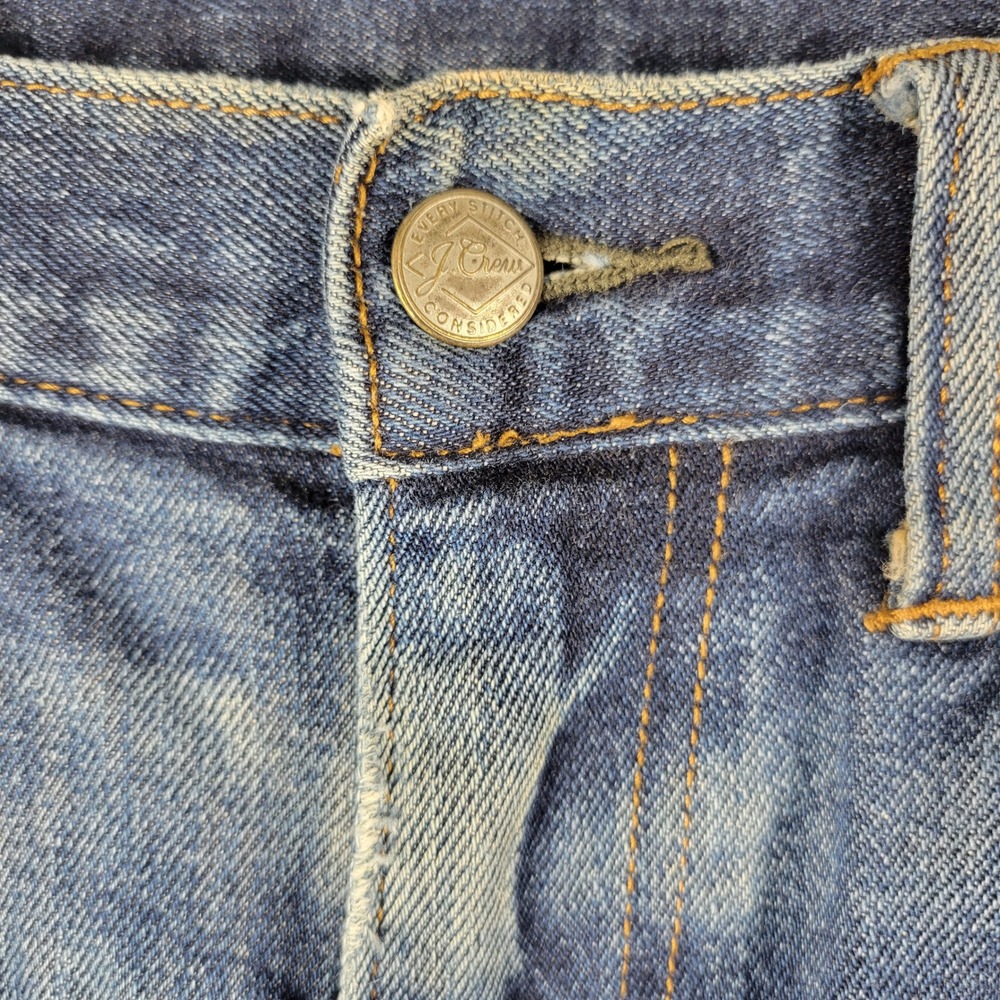 J.Crew 484 Slim Fit Denim Jeans Mens 32x30 Naturally Distressed Grunge Thrashed - Picture 5 of 14